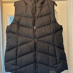 Eddie Bauer Black Down Vest